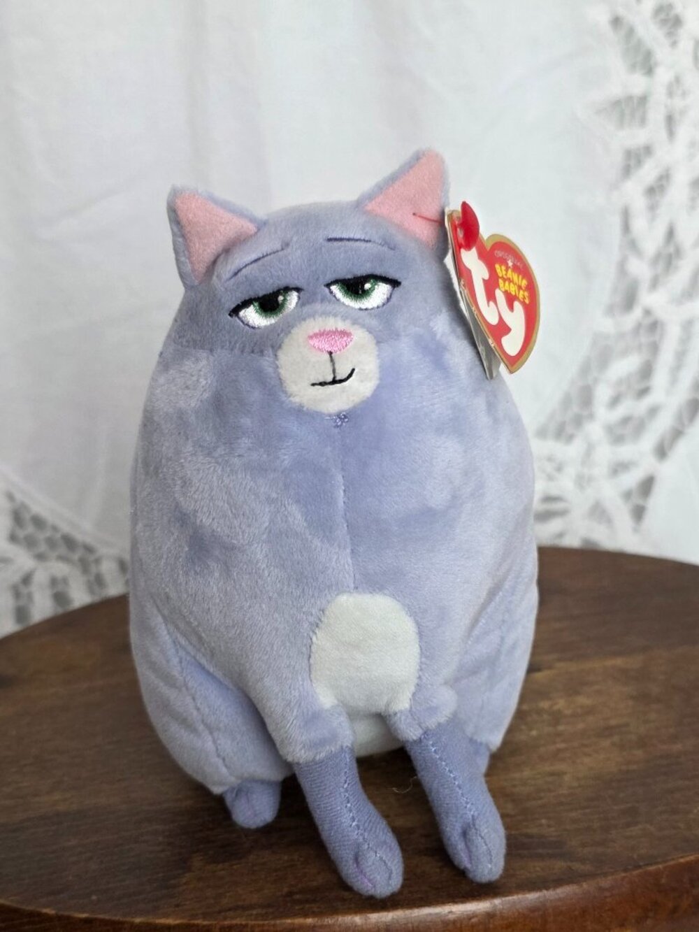 Chloe Ty Beanie Plush Secret Life of Pets 6inches 2016 Tabby Cat Universal Movie
